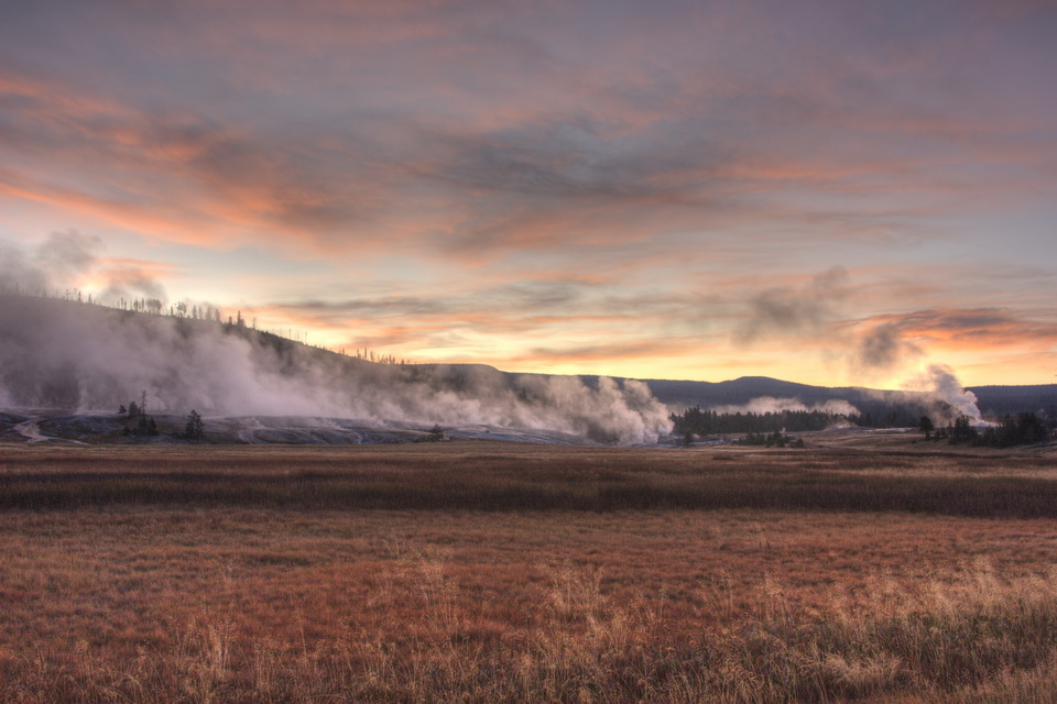 Steam at Sunrise