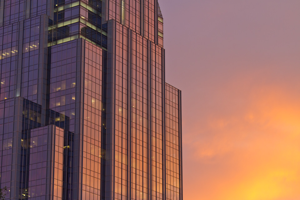 Sunset and Glass