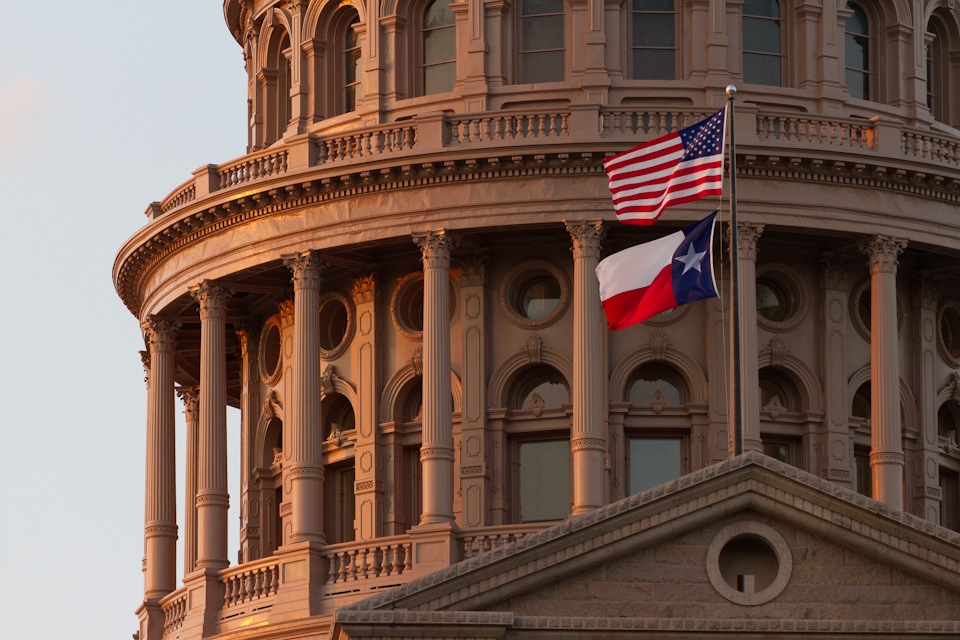 Sunset on Texas