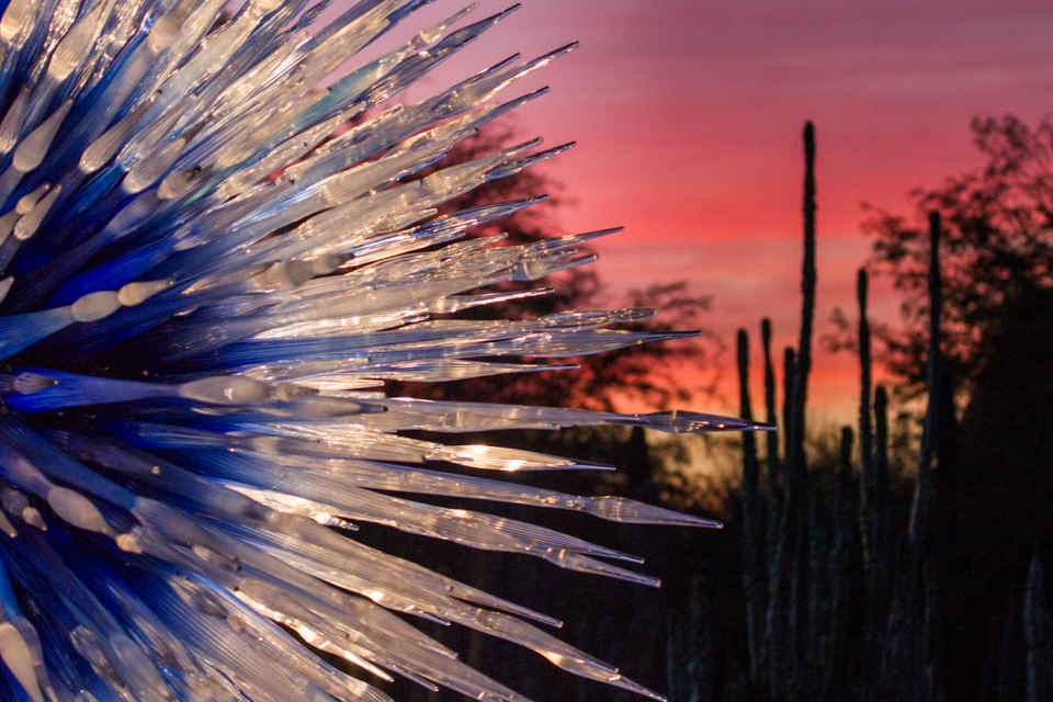 Sunset in Glass