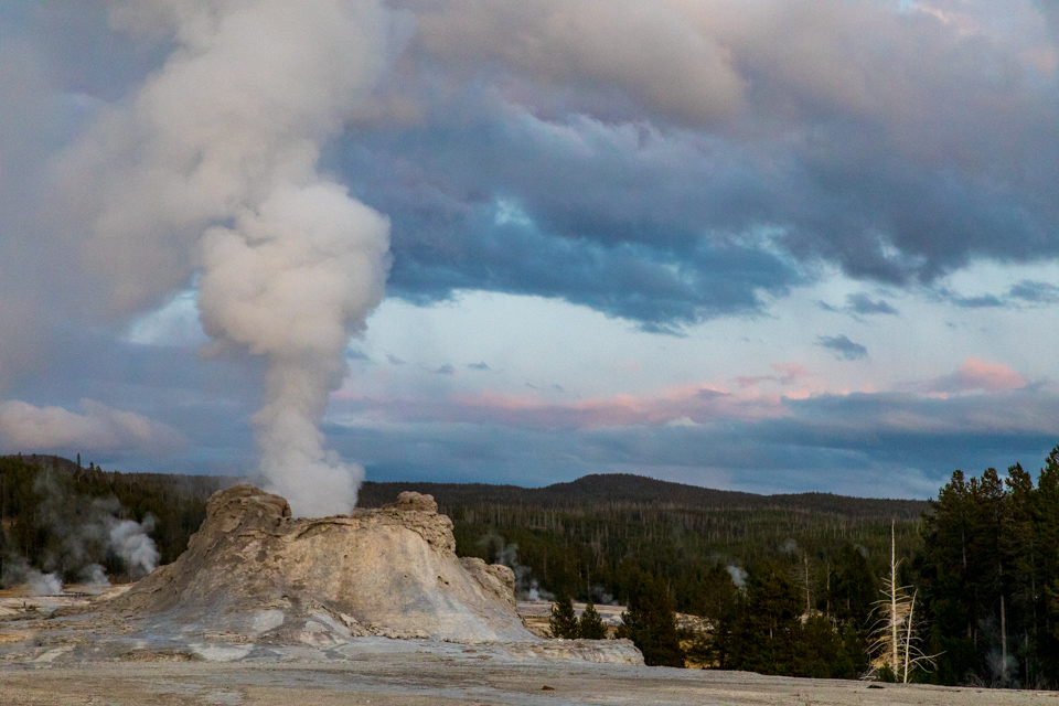 Geyser Sunset